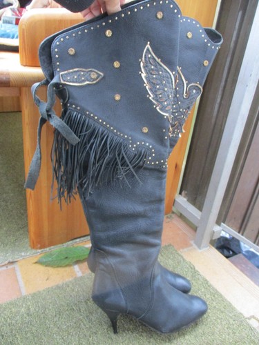 Vintage overknee stiefel - vintage, 35