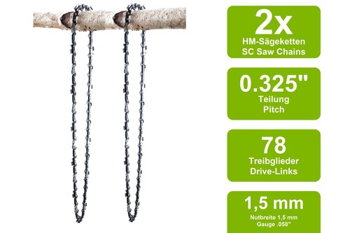 Sägeketten passend für - 2,