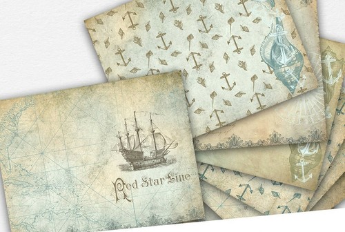 Scrapbook papier basteln - 8,