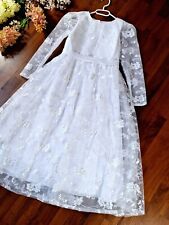 Kommunionkleid  140  Kommunion  Spitze Lange ÄRMEL