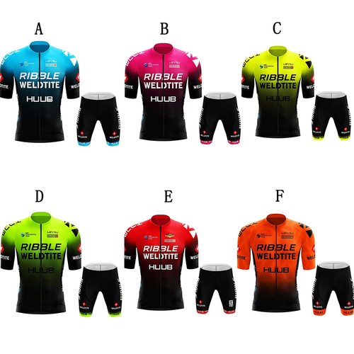 Herren fahrrad trikot kurz set - fahrrad,