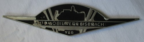 Wartburg firmen blech plakette - wartburg,