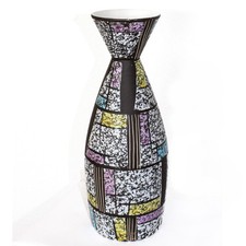 BAY Keramik Vase Fat Lava, West Germany , 60er 70er Jahre Vintage 35 cm, selten