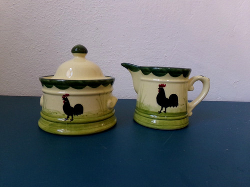 Zuckerdose und kännchen - zuckerdose,