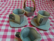 6 Teiliges Steingut Service / 1998 /Top/ SPORA