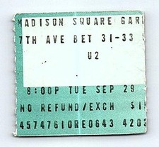 U2 Konzertticket Stub 29