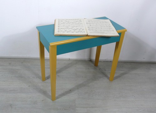 70er hocker mit deckelfach - 70er,