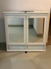IKEA Hemnes Spiegelschrank Bad M: 103x16x98 cm guter Zustand inkl Vathult Lampe