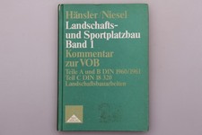 127107 Hänsler *LANDSCHAFTS- UND SPORTPLATZBAU* Band 1: Kommentar zur VOB HC