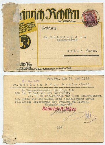 42387 postkarte heinrich - 42387,