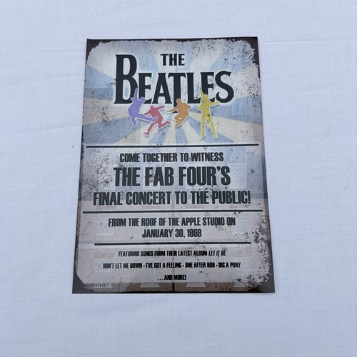 The beatles metal - metal, sign