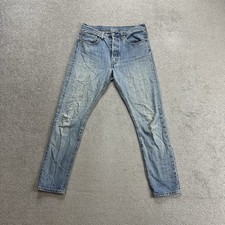 LEVIS 501 S Jeans Herren Vintage Hose W30 L30 Skinny Straight 3013 Blau Denim