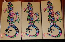 3er SET METALL WANDDEKO "