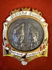 Köln Karnevalsorden Rote Funken 1958 Orden Karneval Fasching Nr. 2