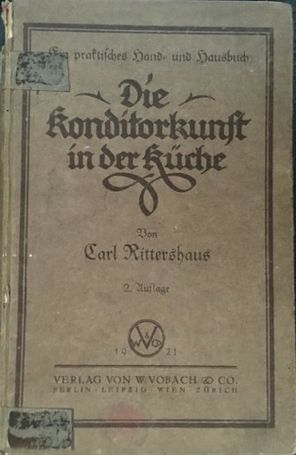 Die konditorkunst der - die,