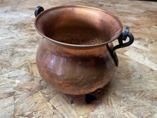 Antiker Blumen Topf Kupfer