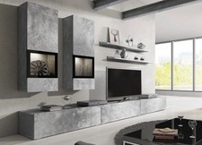 Wohnwand Set 6 tlg. Wohnzimmer Schrankwand