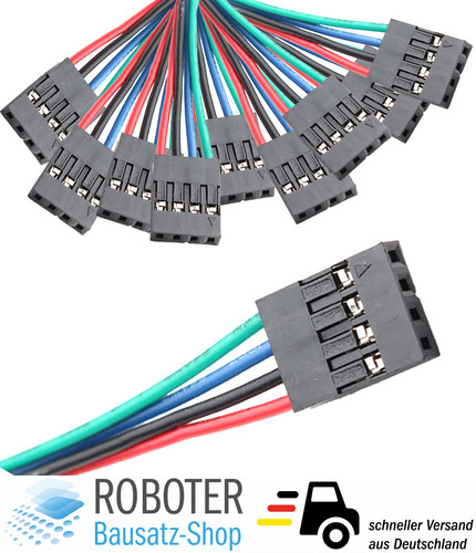10x pin jumper - jumper, wire