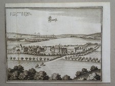 Harste Leinetal Ansicht Bovenden Topographia Lüneburg EA Merian Kupferstich 1653