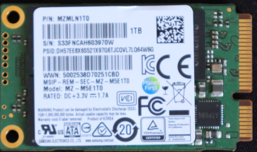 Msata ssd samsung - ssd, tb