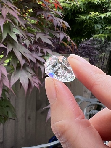 Herkimer diamond double water - double,
