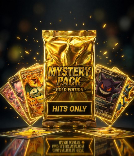 Pokémon mystery pack gold - pokémon,