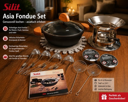 Silit asia fondue set - fondue,