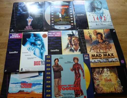 Laserdisc konvolut 9stk - laserdisc-konvolut, 9stk.-