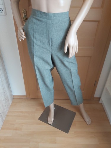 Damen stoffhose dunkelgrün - stoffhose,