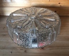 Deckenlampe aus Pressglas •