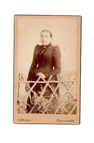 Cdv foto feine dame - cdv,