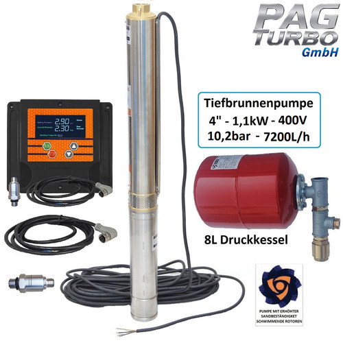 Tiefbrunnenpumpe 400v - 4",