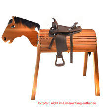 L-Sport Westernsattel für Holzpferd Synthetik