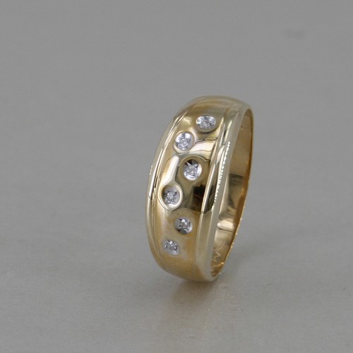 Ring 375 gelbgold mit 6 - ring,