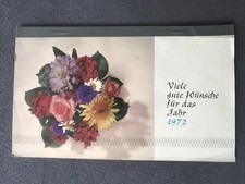 OGO Wilhelmi Kaffee Bremen Werbung Kalender 1972 Postkarte AK Ansichtskarte NOS