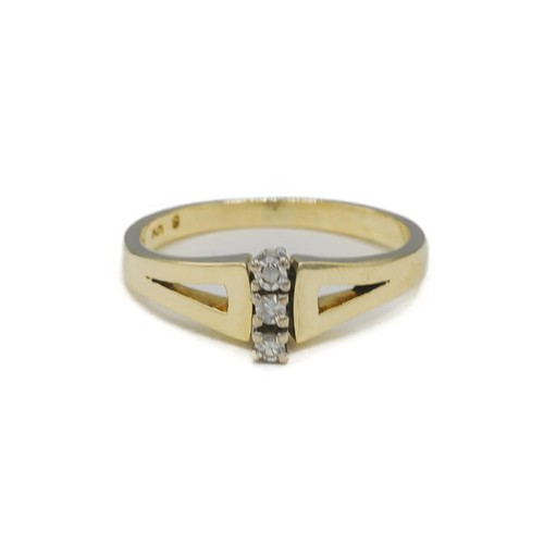 Ring mit diamanten - mit, 0,10