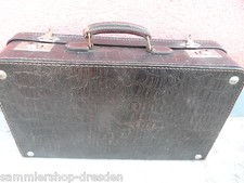 21727 alter Lederkoffer Koffer