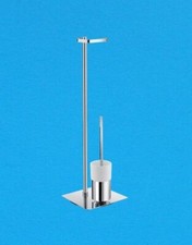 Smedbo Outline WC Bürste FK322P Porzellan Bürstengarnitur Papierhalter Klobürste