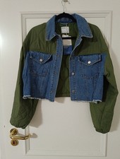 Cropped Jacket With Denim Jean