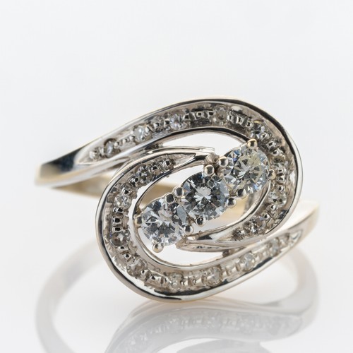 Ring aus 585er weiß - 585er, weiß-