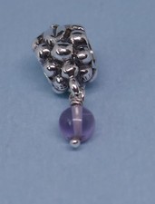 Pandora Bead, Weintrauben,Chardonnay,mit lila Traube , rar, mit Verpackung