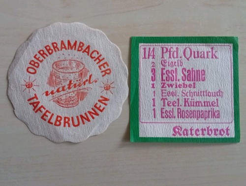 Ddr papier untersetzer - ddr,