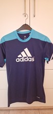 Adidas Sportshirt, blau-hellblau, wie neu, Gr. S