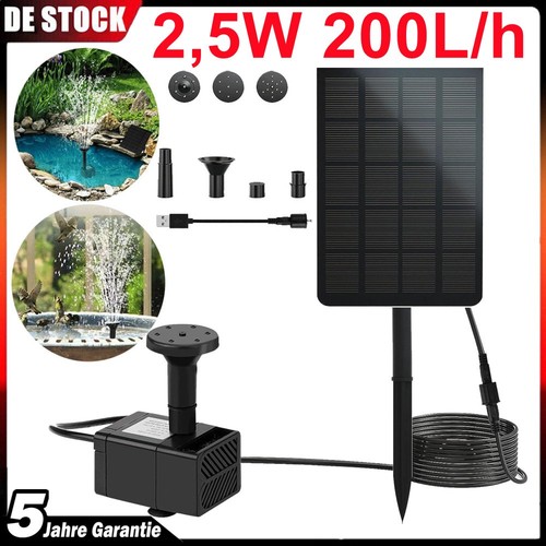 200 solar teichpumpe - l/h,