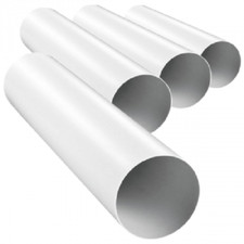 Lüftungsrohr Lüftungskanal Abluftrohr Abluftkanal PVC dalap Ø150/1000mm 3010