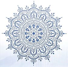 Große Wiederverwendbar Schablone 30x30 cm Mandala Kreis Möbel Vintage Airbrush
