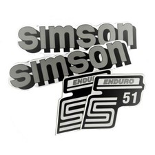 Simson Aufkleber Schriftzug