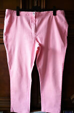 Tolle Damen Lange Hose,Marke:Klingel,52,Neonrosa,seitlich Gummi,BW/Elastan,Neu