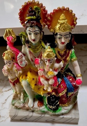 Hindu familienstatue shiva - hindu,