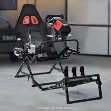 Marada Rennsimulator Klappcockpit für Logitech G923 G29 Moza & Thrustmaster